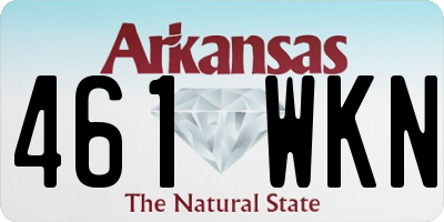 AR license plate 461WKN