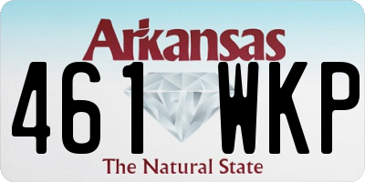 AR license plate 461WKP