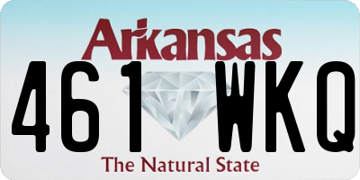 AR license plate 461WKQ