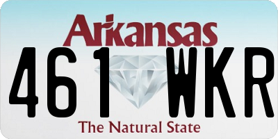 AR license plate 461WKR