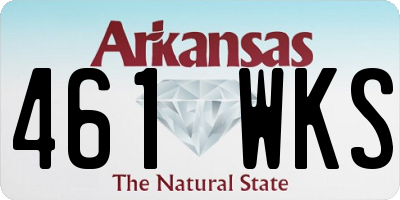 AR license plate 461WKS