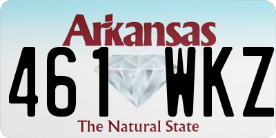 AR license plate 461WKZ