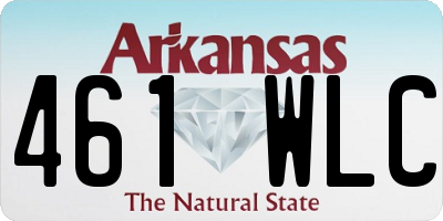 AR license plate 461WLC