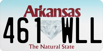 AR license plate 461WLL