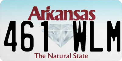 AR license plate 461WLM