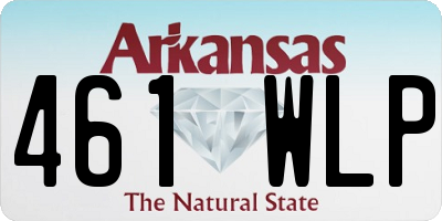 AR license plate 461WLP