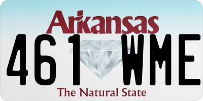 AR license plate 461WME