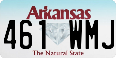 AR license plate 461WMJ
