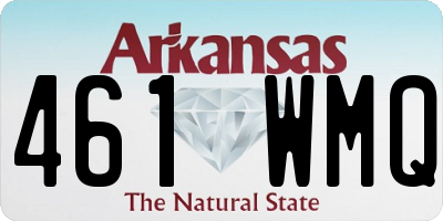 AR license plate 461WMQ