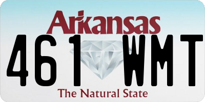 AR license plate 461WMT