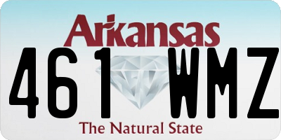 AR license plate 461WMZ