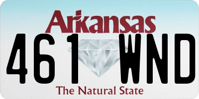 AR license plate 461WND