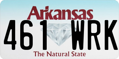 AR license plate 461WRK