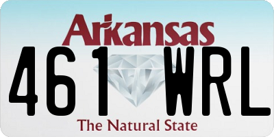 AR license plate 461WRL