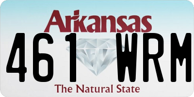 AR license plate 461WRM