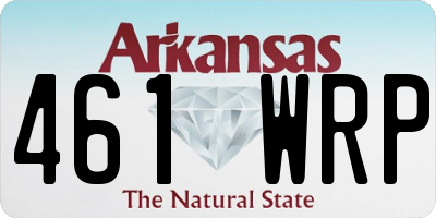 AR license plate 461WRP