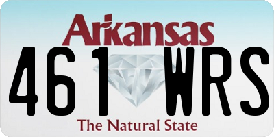AR license plate 461WRS