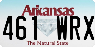 AR license plate 461WRX