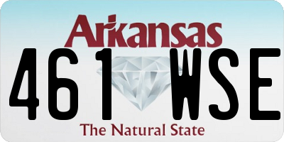 AR license plate 461WSE