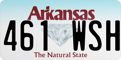 AR license plate 461WSH