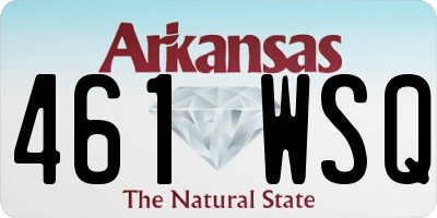 AR license plate 461WSQ