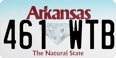 AR license plate 461WTB