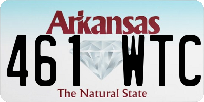 AR license plate 461WTC