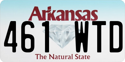 AR license plate 461WTD