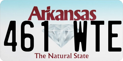 AR license plate 461WTE