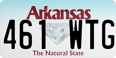 AR license plate 461WTG