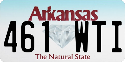 AR license plate 461WTI