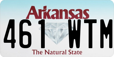 AR license plate 461WTM