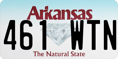 AR license plate 461WTN