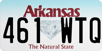 AR license plate 461WTQ