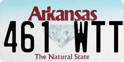 AR license plate 461WTT