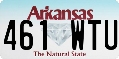 AR license plate 461WTU