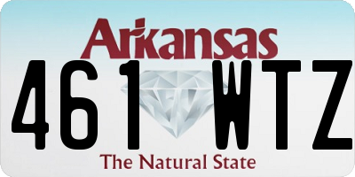 AR license plate 461WTZ