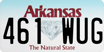 AR license plate 461WUG