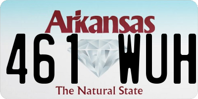 AR license plate 461WUH