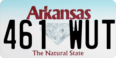 AR license plate 461WUT
