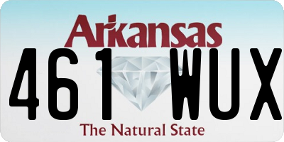 AR license plate 461WUX