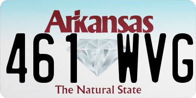 AR license plate 461WVG