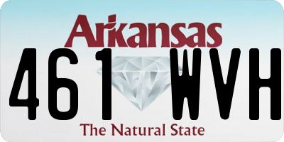 AR license plate 461WVH