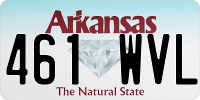 AR license plate 461WVL