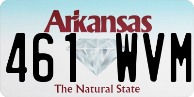 AR license plate 461WVM