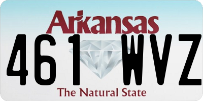 AR license plate 461WVZ