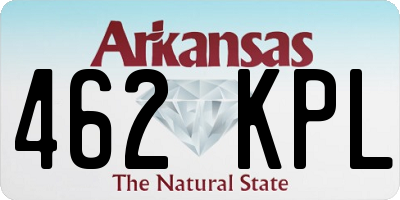 AR license plate 462KPL