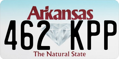 AR license plate 462KPP