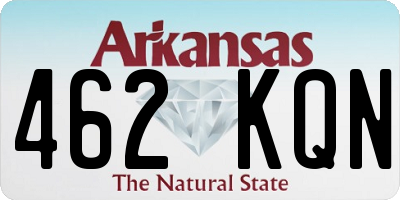 AR license plate 462KQN