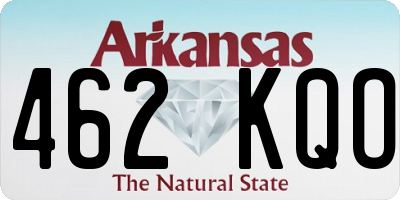AR license plate 462KQO